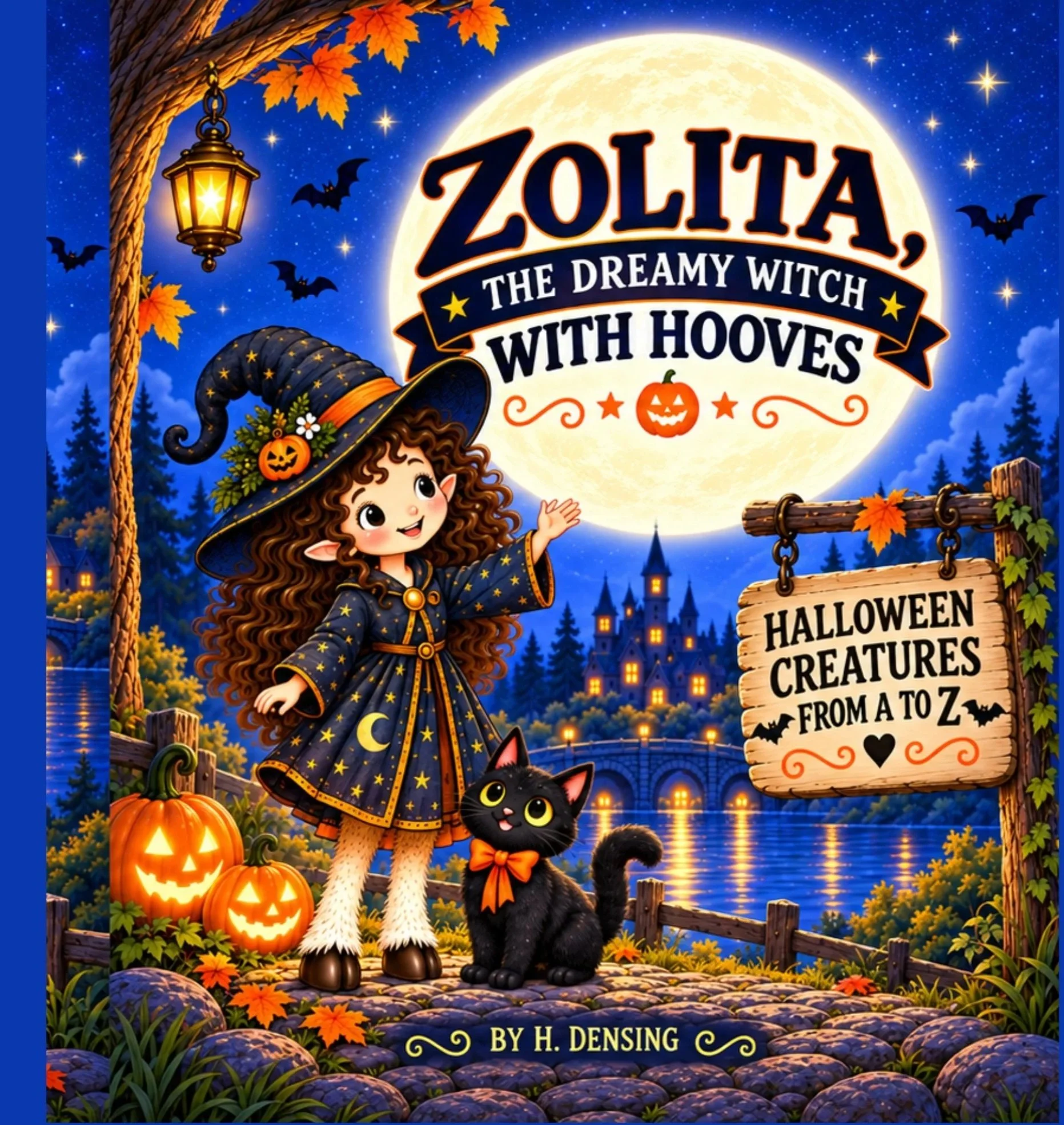 Front cover of Zolita, the Dreamy Witch With Hooves: Halloween Creatures from A-Z
