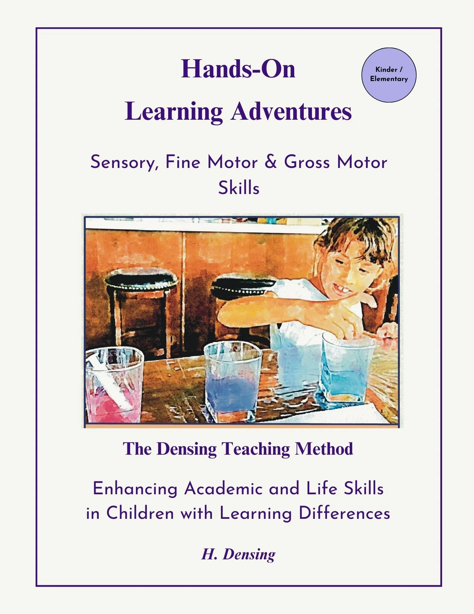Buchcover von Sensory, Fine and Gross Motor Skills mit spielerischen Aktivitäten zu Feinmotorik, Grobmotorik und sensorischen Fähigkeiten bei Kindern