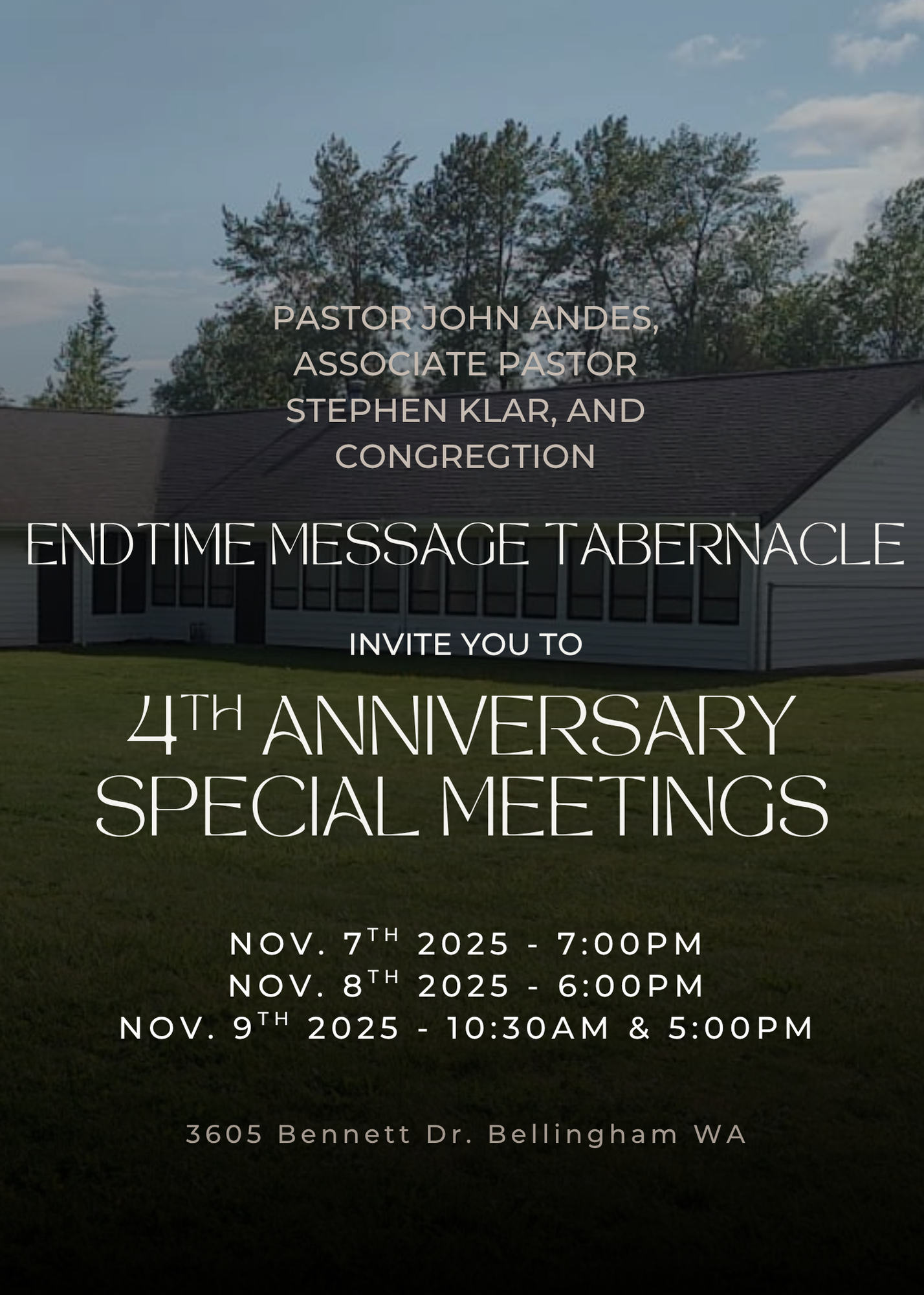 4th Year Anniversary Meetings