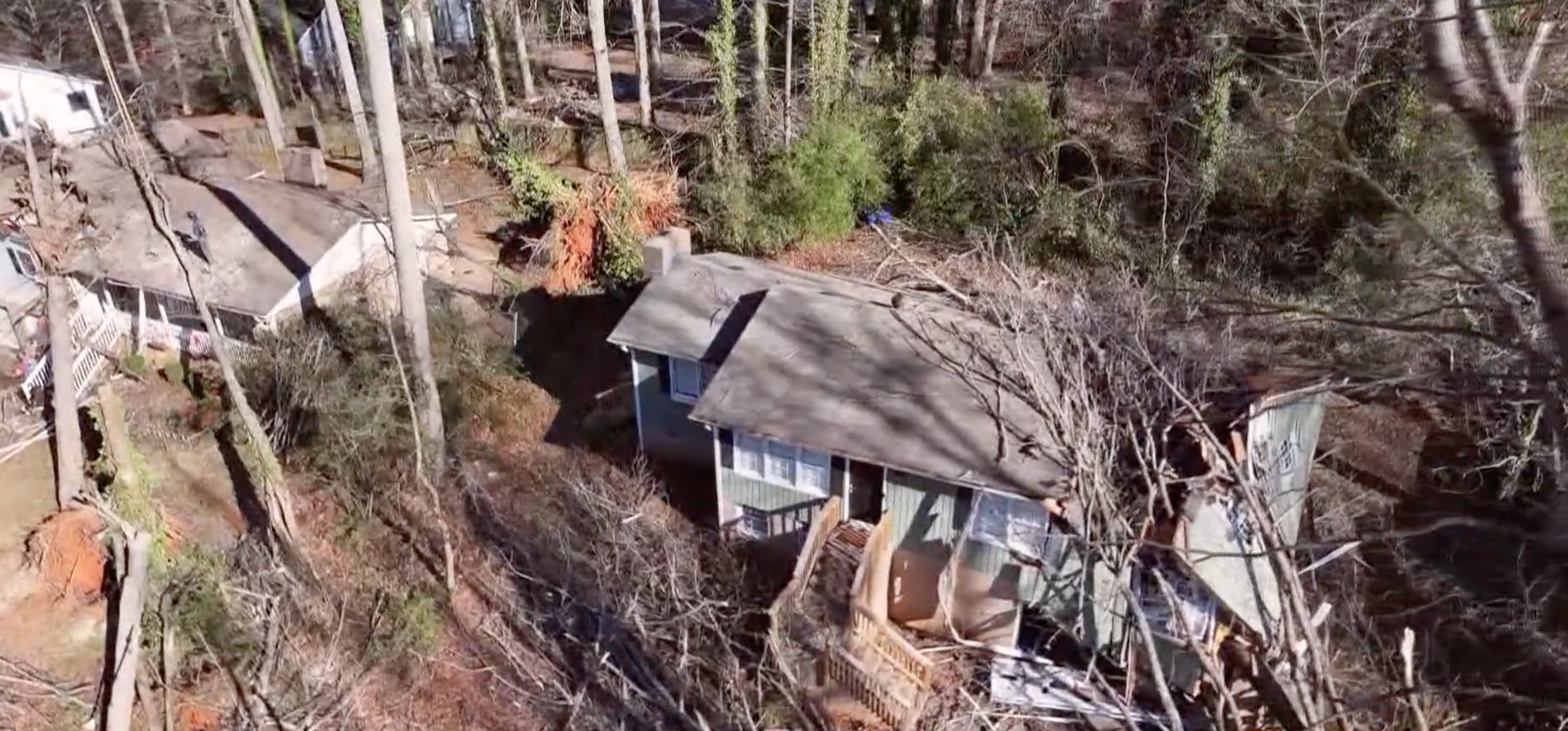 An Atlanta suburb recovers from a sudden storm