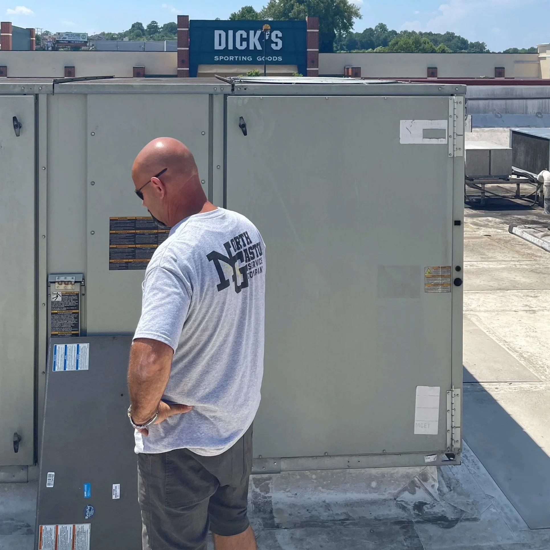 Commercial Rooftop HVAC maintenance service in Gaston County NC