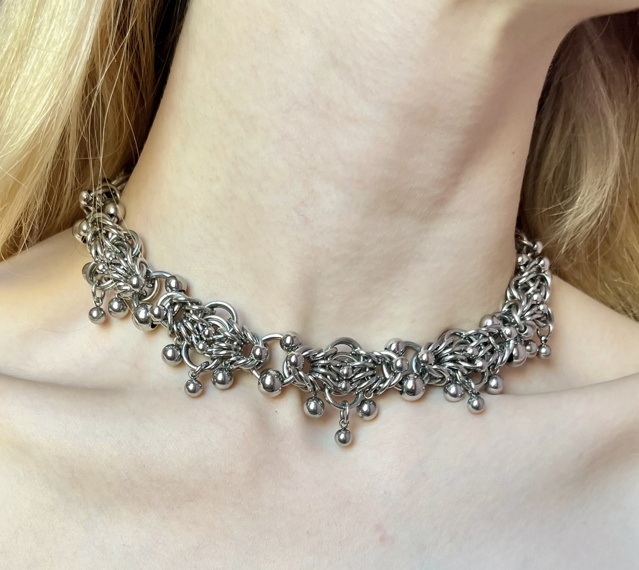 Steel Tafoni Necklace