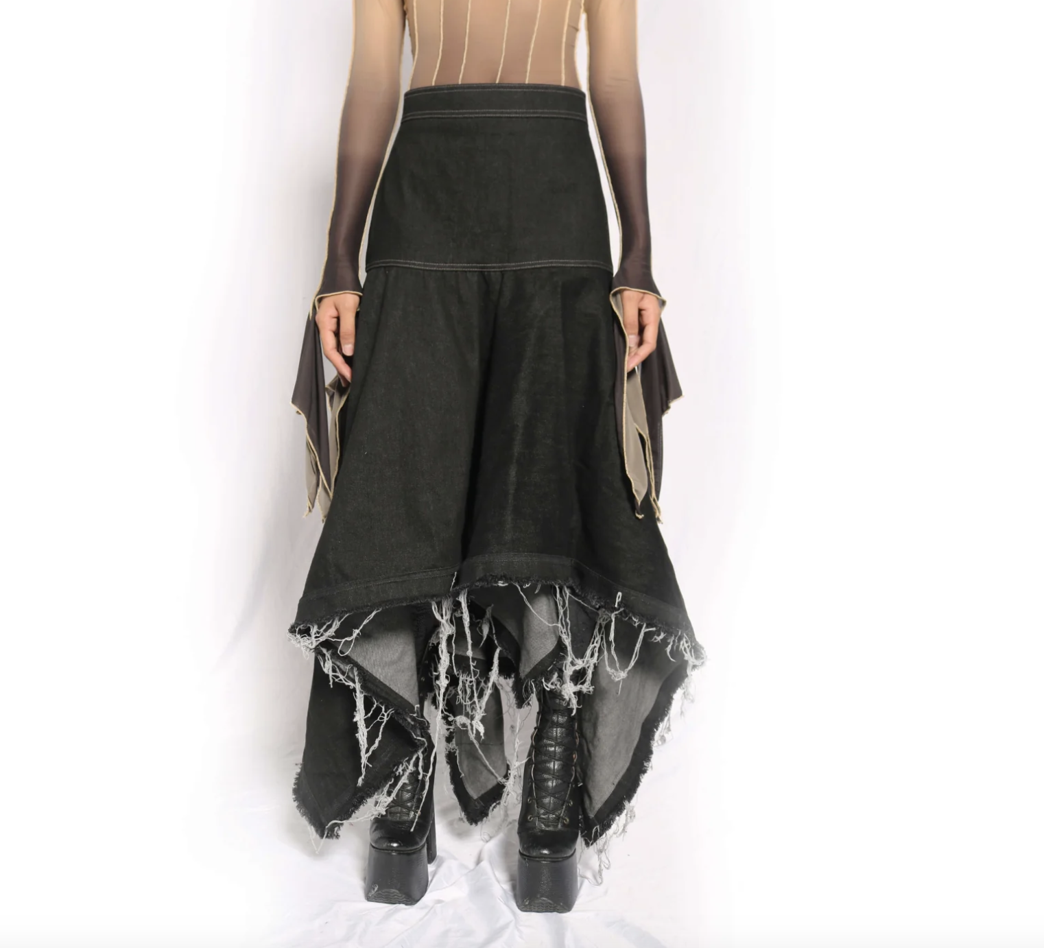 Charming Denim Skirt
