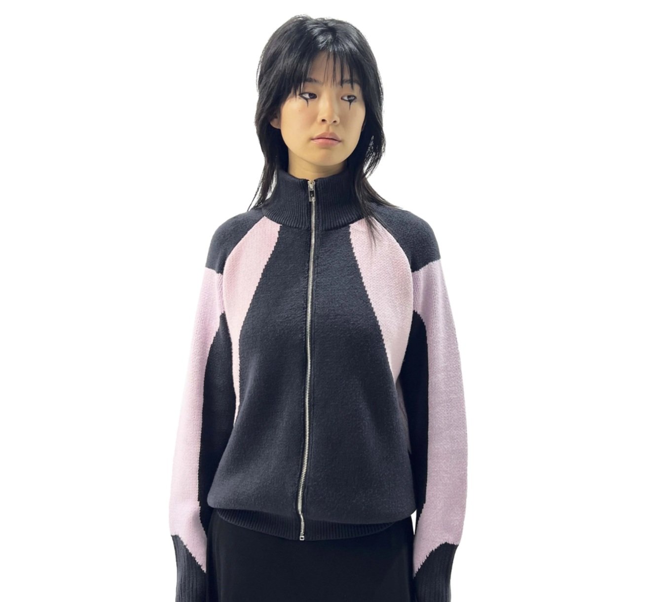 INSOMNIE Full-Zip Knit Cardigan