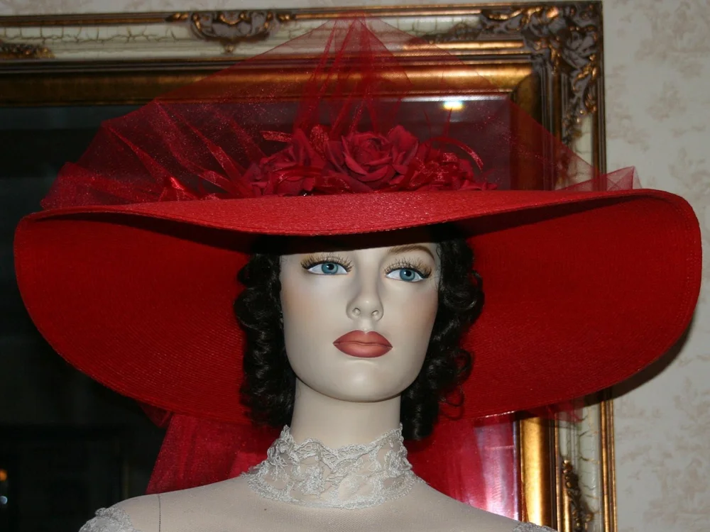 ❤️ Best Handmade Red Victorian Hat il_fullxfull.3169223521_nuxa.jpg main image 4