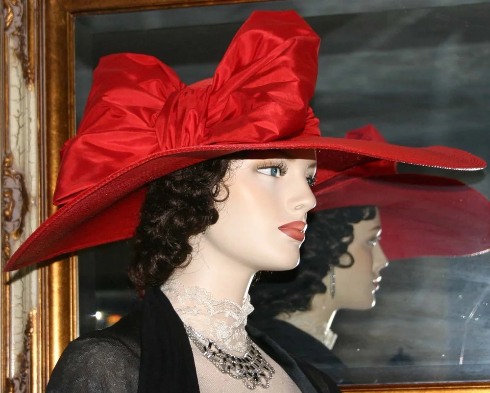 Edwardian Style Titanic Hat: Unveil Elegance and Make A Bold Statement!  East Angel Harbor Hat Shop One of A Kind Custom Hat Designs