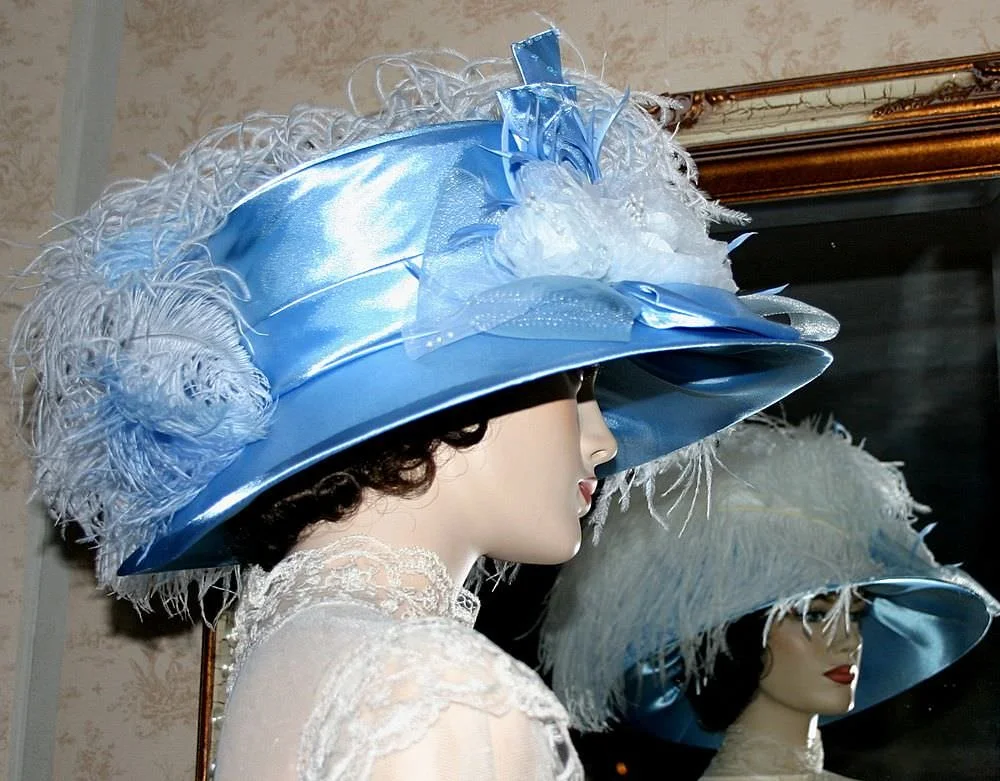 Edwardian Tea Party Hat Derby Hat Wedding - Mademoiselle  display picture 1