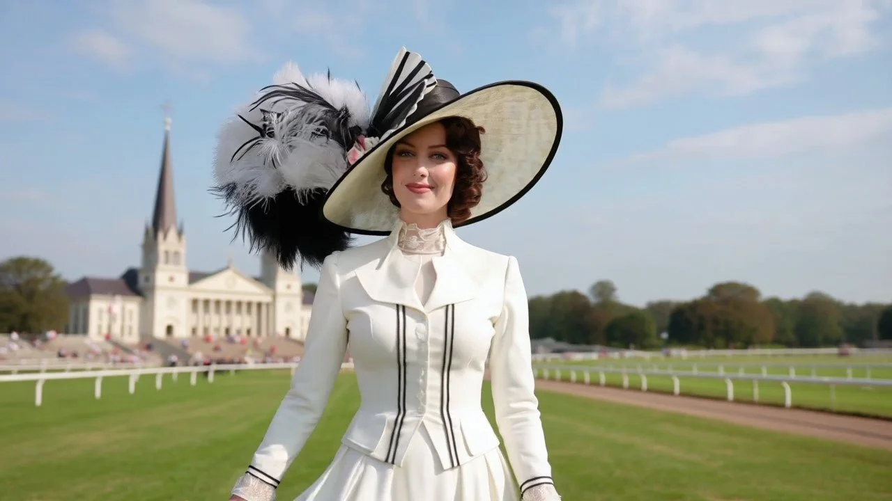 Edwardian Ascot Hat Kentucky Derby Hat - Fair Lady - Special Order