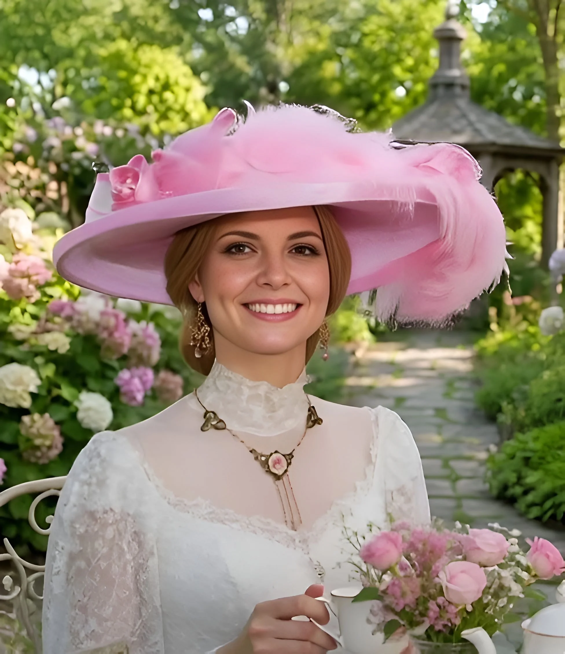 pink cotton Candy Edwardian Hat (1).jpg