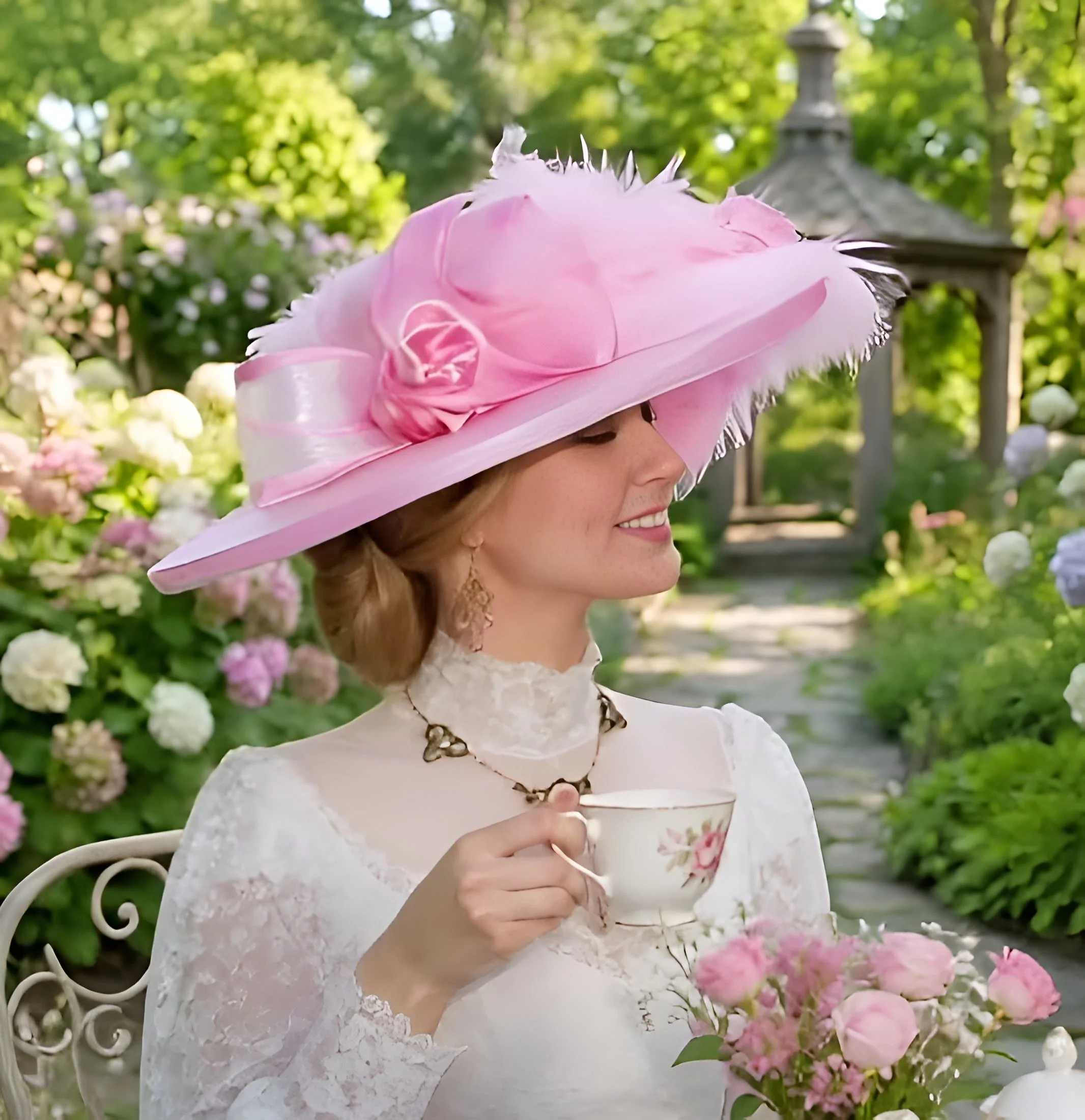 pink cotton Candy Edwardian Hat (2).jpg
