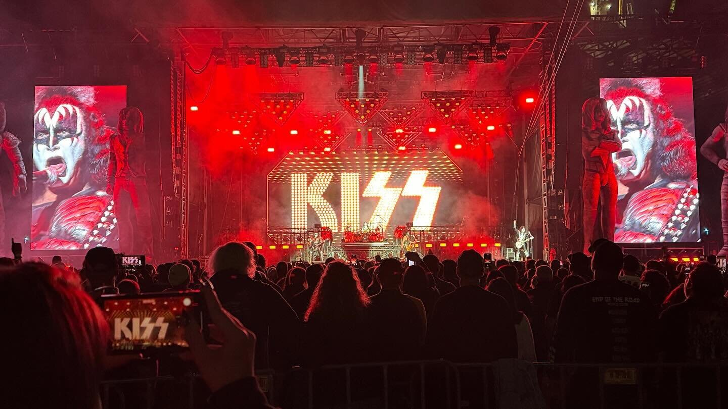 Big Weekend with the indomitable @kissonline! We gladly provided all LX systems and IMAG screens to send them off with a BANG for their final ever Australian show. Big thanks to their LD Motley for trusting us with providing the spectacle that is a K