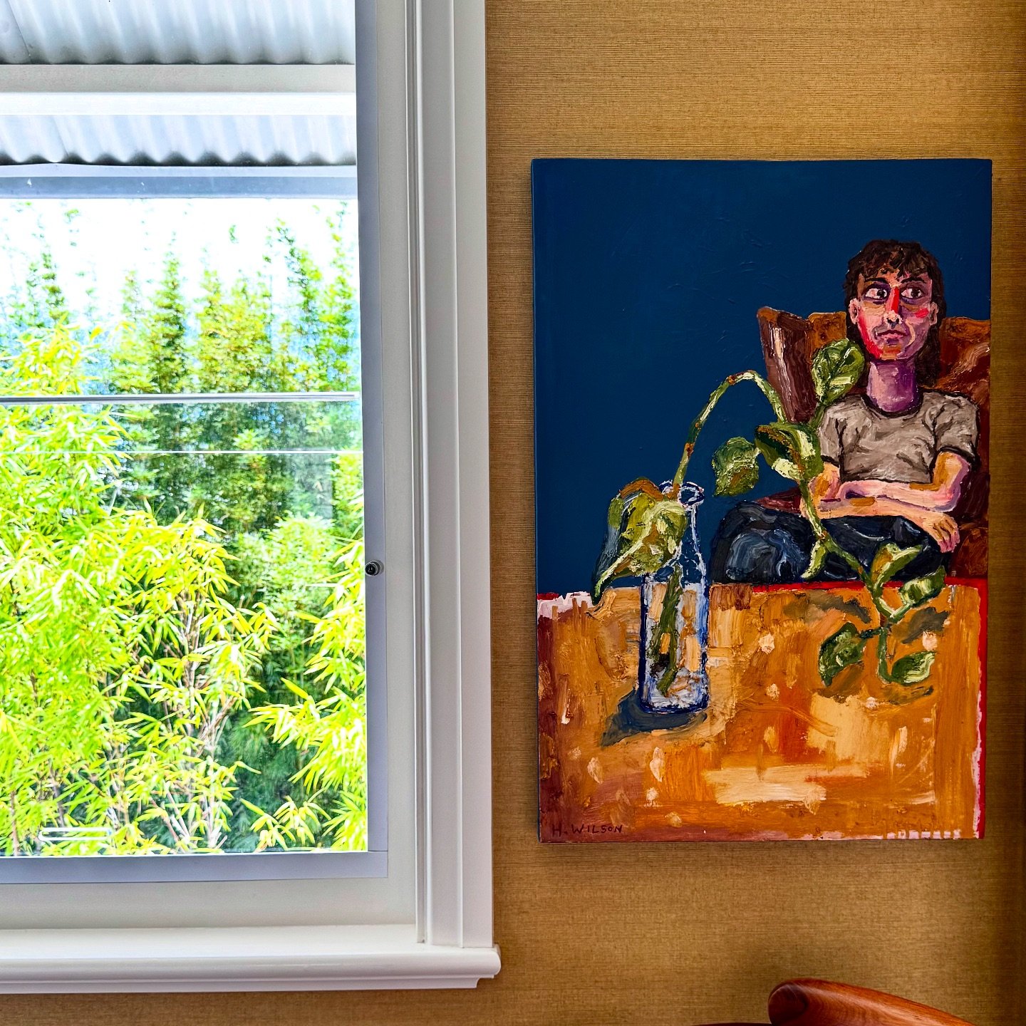 ***NOT my paintings*** 
i wanted to share some artwork by local-ish artists that the household&rsquo;s acquired this year. not a new revelation for my ex-interiors clients that i&rsquo;m a big believer in investing in artwork that captures your inter