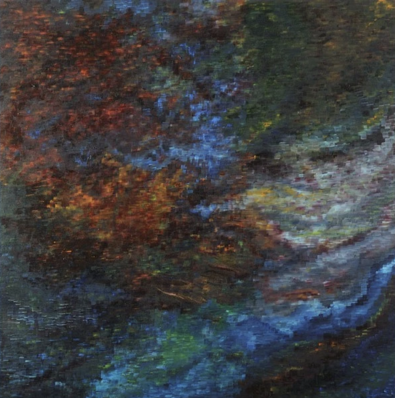 Solar Grid | Oil on Canvas | 42 x 42"
