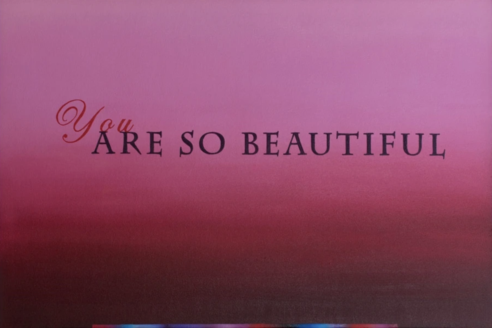 You Are So Beautiful | Oil on Canvas | 24 x 36"