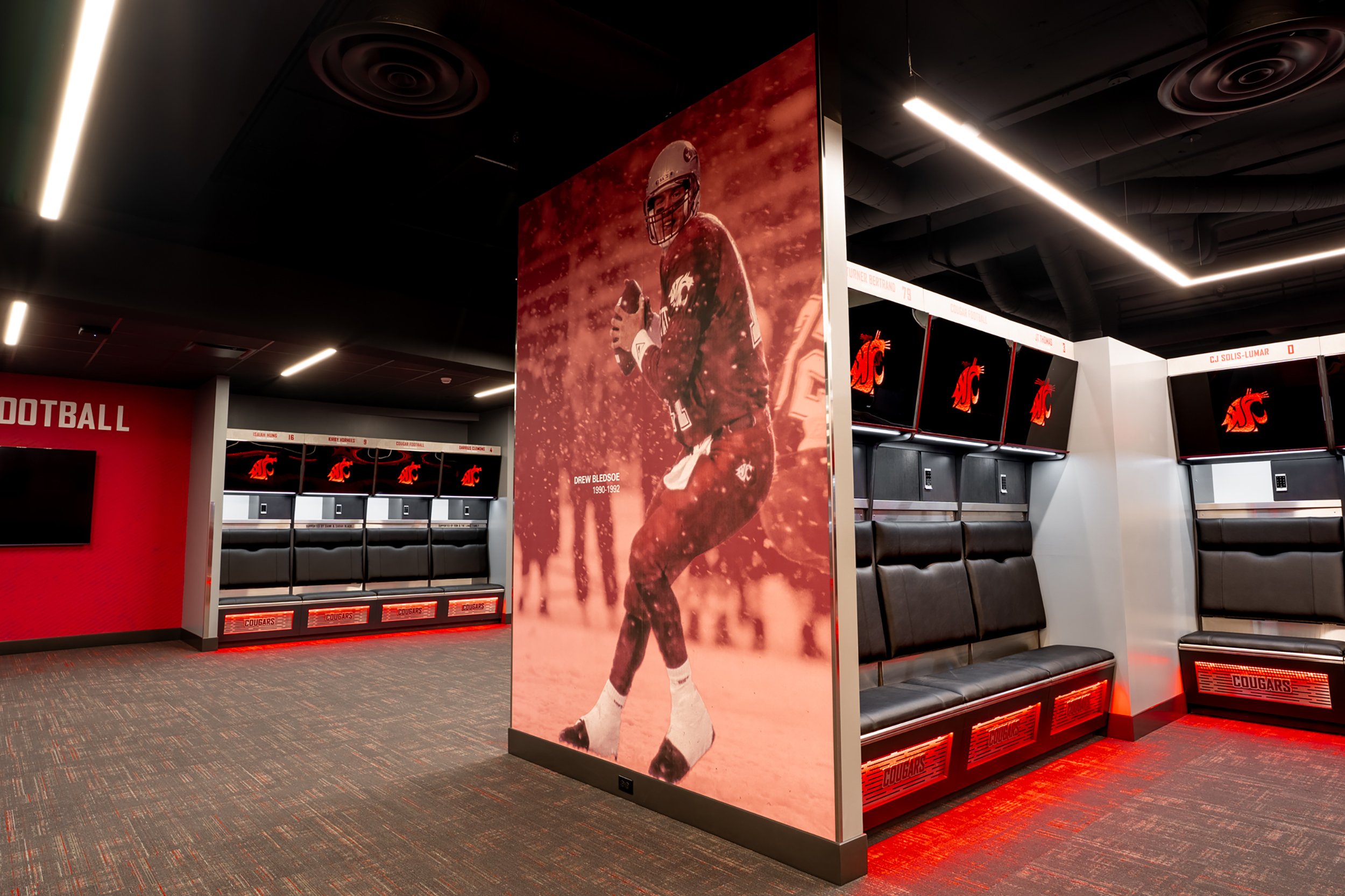 WSU - Football Locker Room