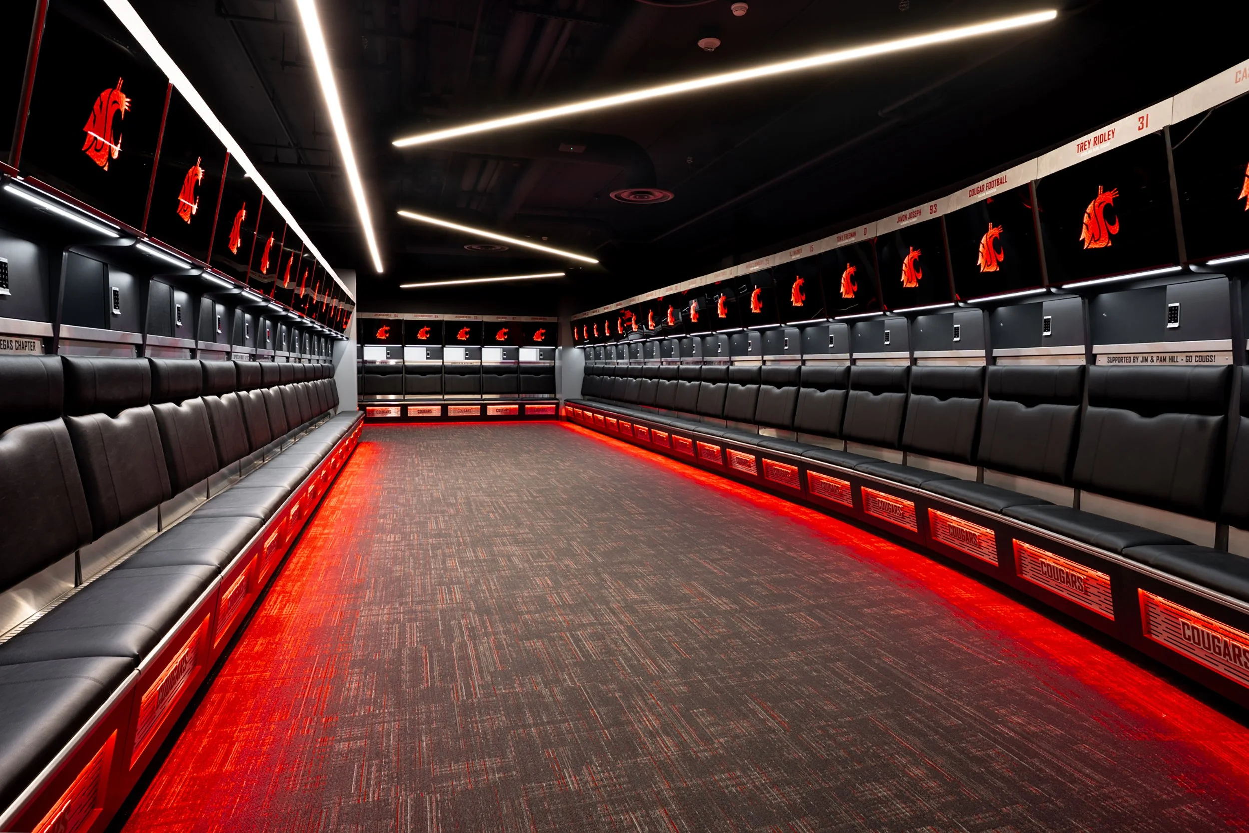 WSU - Football Locker Room