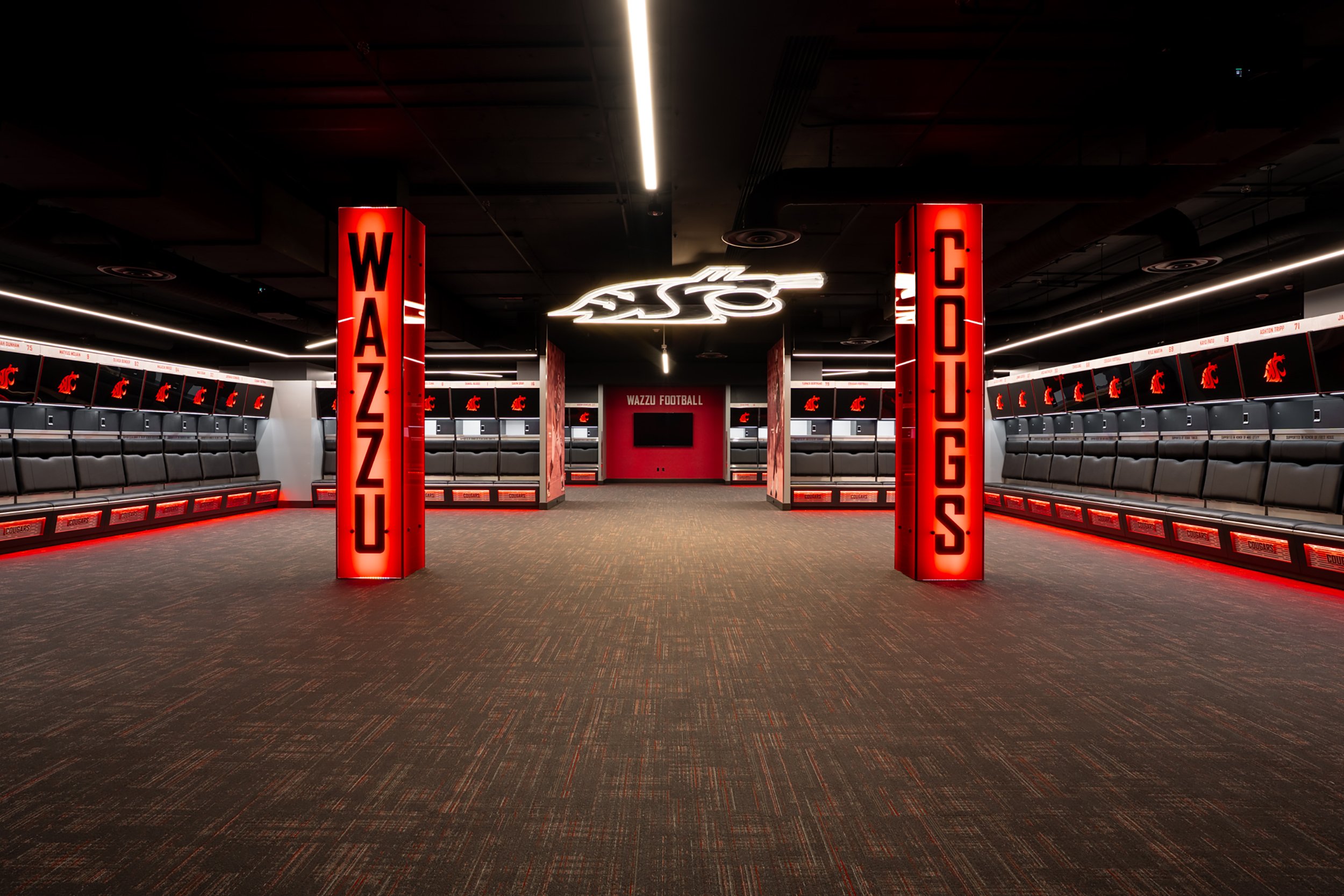 WSU - Football Locker Room