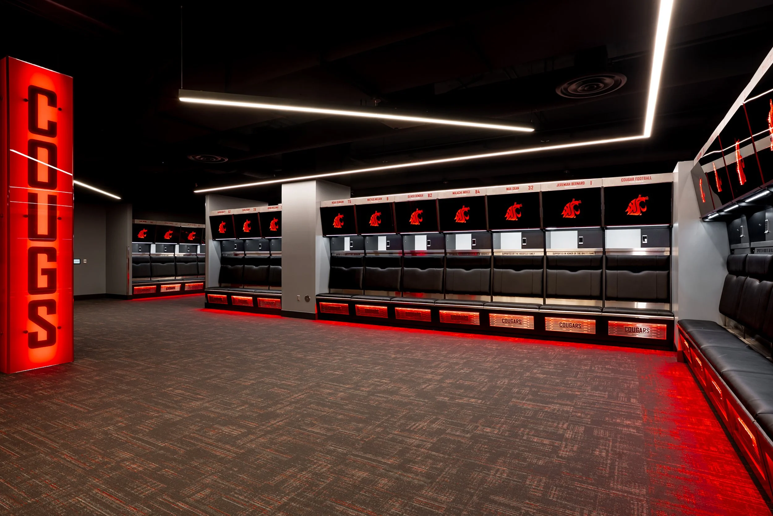 WSU - Football Locker Room