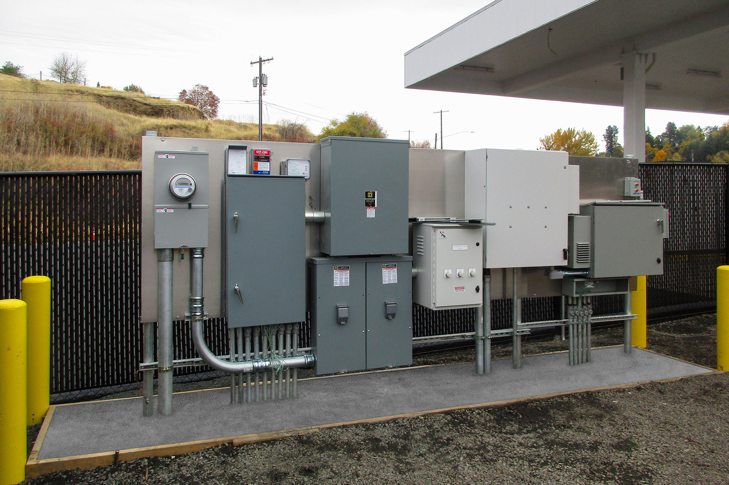 Pullman Fuel Island Relocation