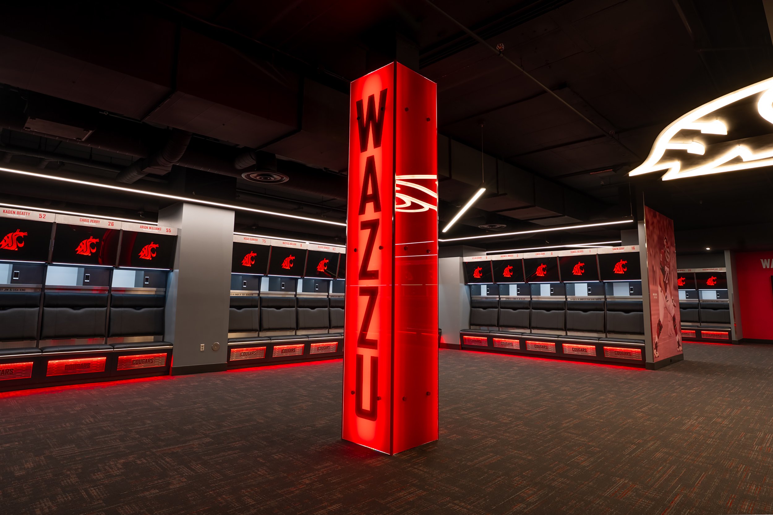WSU - Football Locker Room