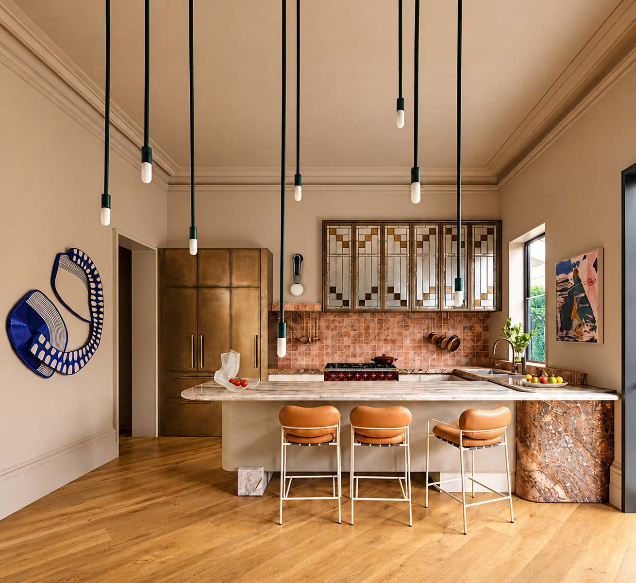 Custom home kitchen by Build One, Melbourne custom home builders