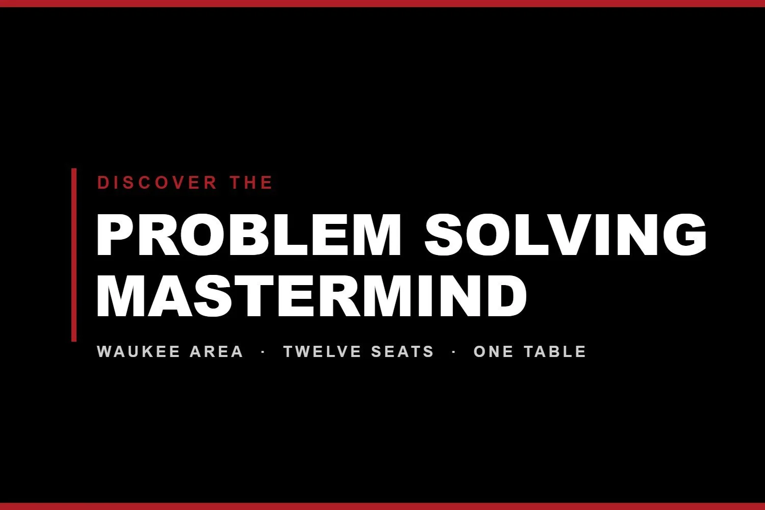 New Mastermind for Waukee Area Business Owners Forming