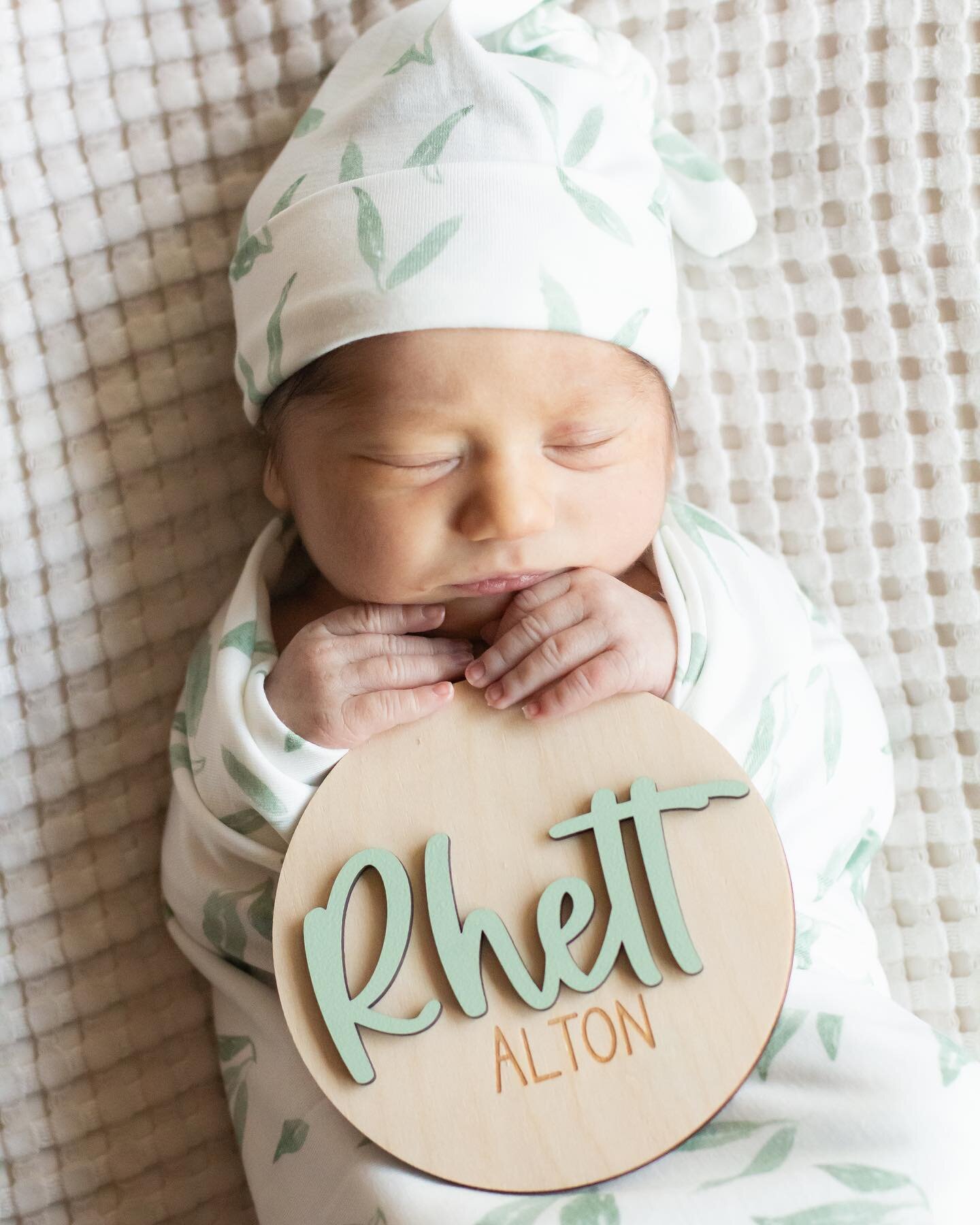 our miracle baby is here 😭🩵🙏🏻 IG fam, meet Rhett.

thank you to everyone for all of the messages, texts, calls &amp; support. thank you also for being on this crazy journey with us. we feel the love and love you all right back 💕

brb - in newbor