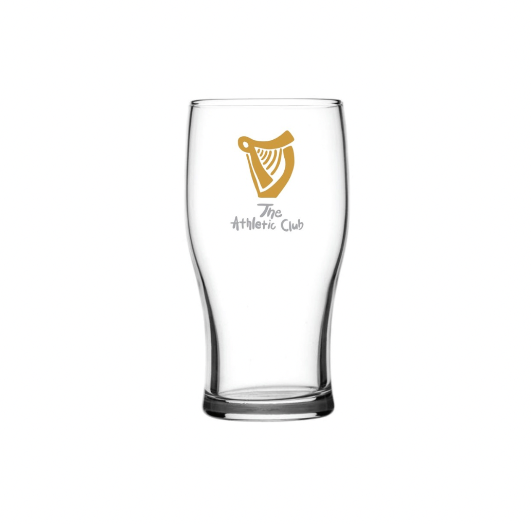 The Athletic Club custom 'Tulip' Pint Glass-570ml