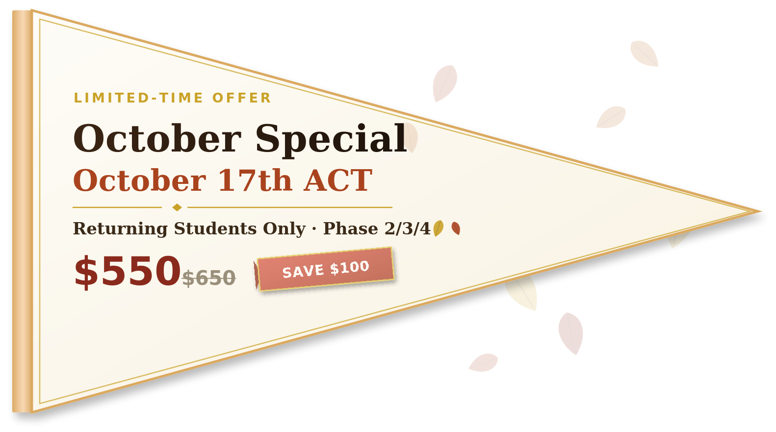 October ACT Prep Special 2026