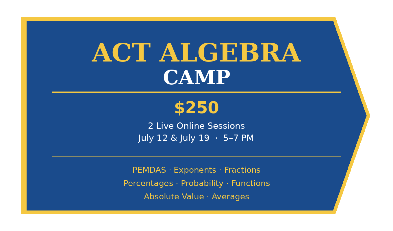 ACT Algebra Camp