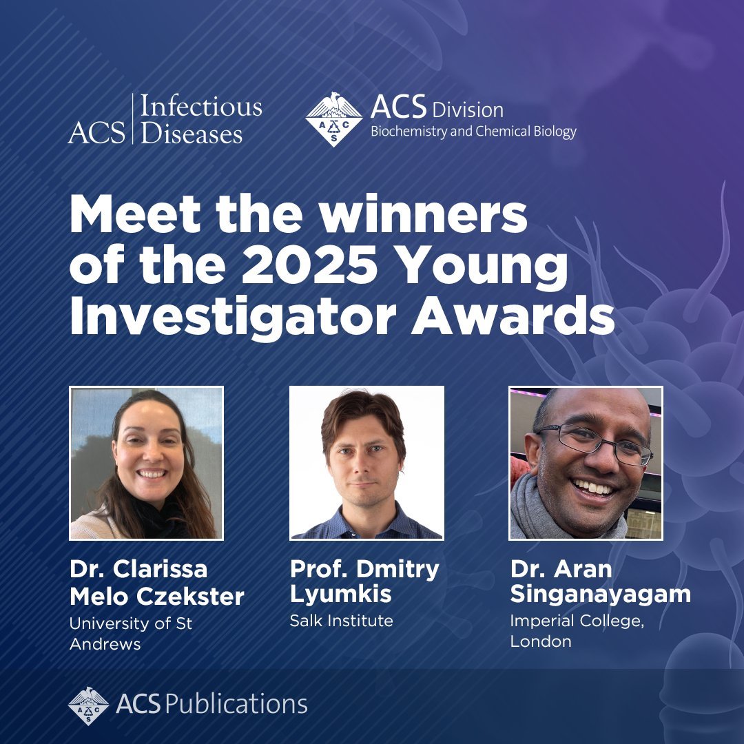 Congratulations to the Winners of the 2025 ACS Infectious Diseases Young Investigator Award