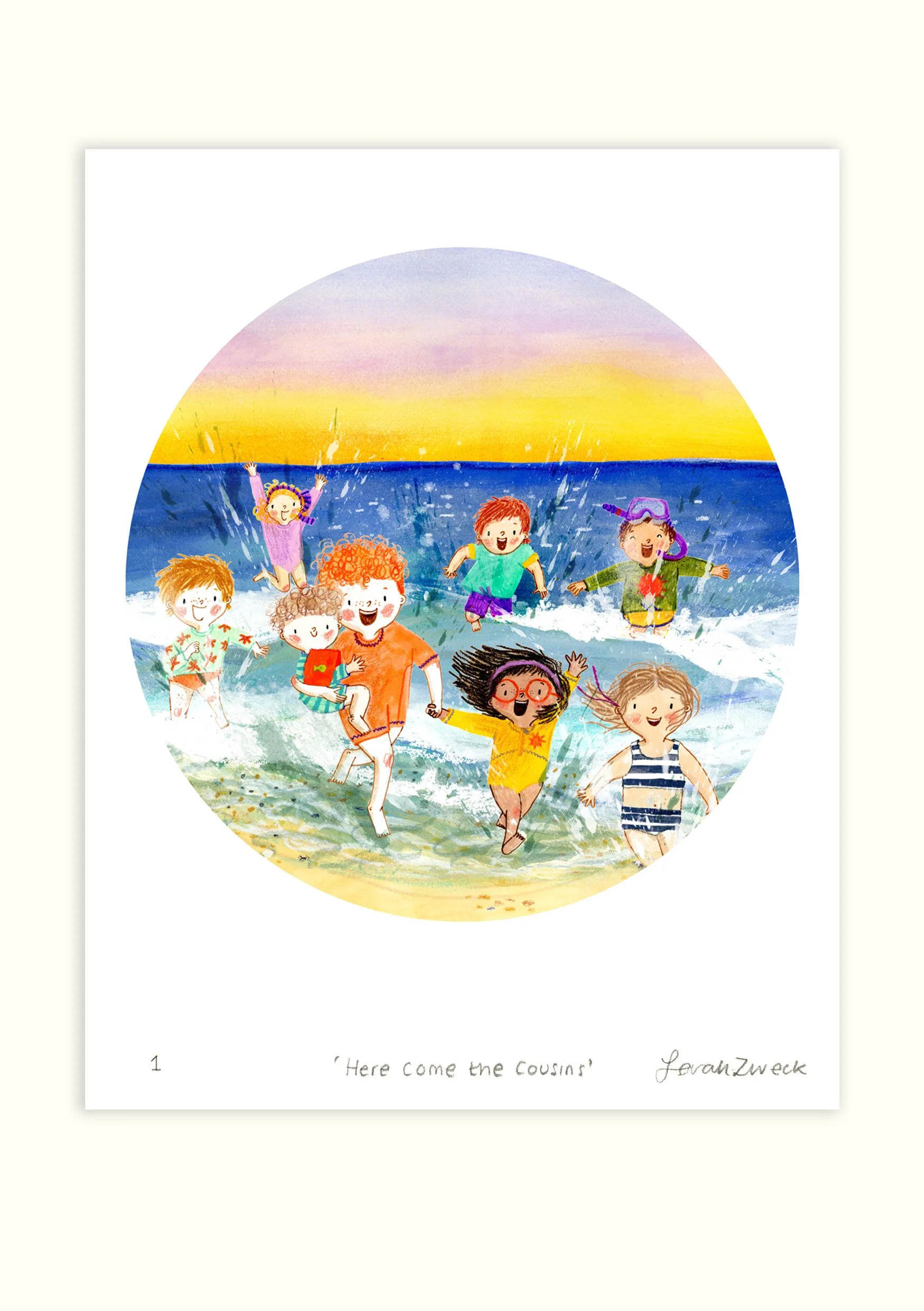 Here Come the Cousins art print 3.jpg