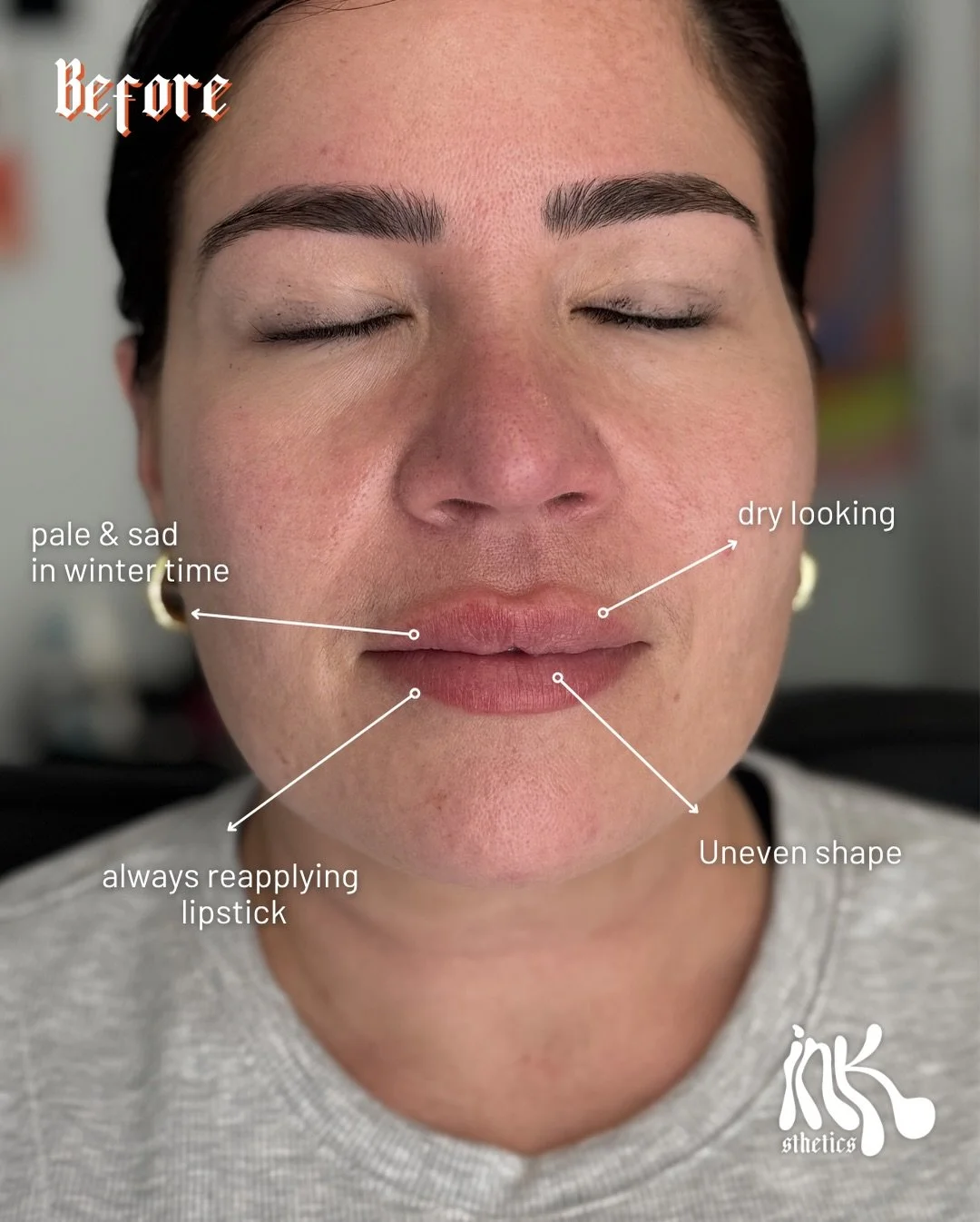 Blushed, fuller, more defined and alll without filler, just lip blush

With lip blush we use a tiny cosmetic tattoo machine to deposit soft, buildable pigment into your lips - think of it as a tint that gently enhances your natural shape and color (n