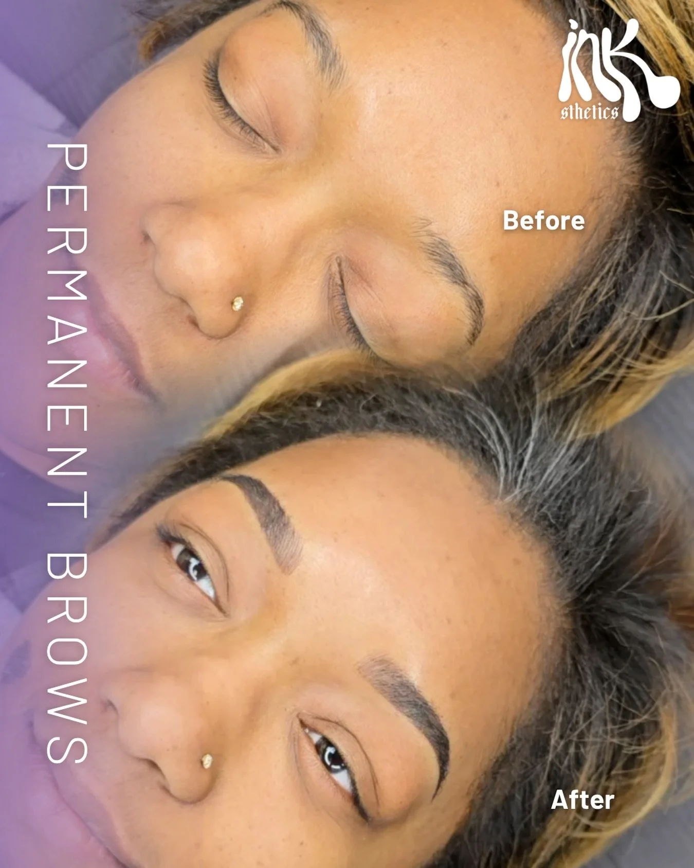Filled in, defined, fuller and still looking NATURAL.

Because permanent brows don&rsquo;t mean those blocked-in, drawn-on brows that were trending 20 years ago... permanent brows mean soft, hair-like strokes mapped to your face shape

Book your appo