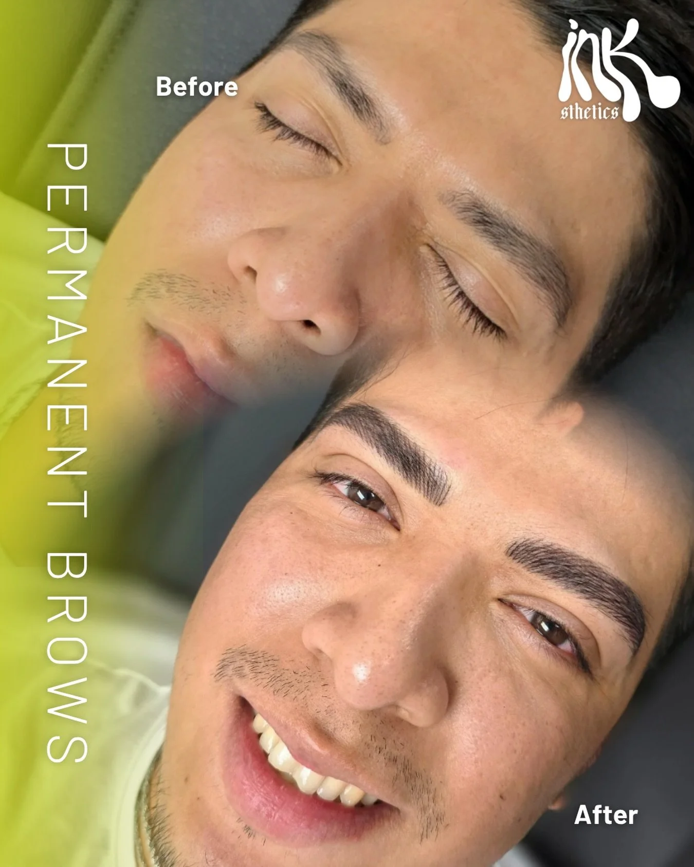 Yup, men can get their brows done too.

Whether yours are thick, thin, arched, or straight, we always start with your natural shape, your facial structure, and what&rsquo;ll actually suit you.

That&rsquo;s why mapping is such a big part of what we d