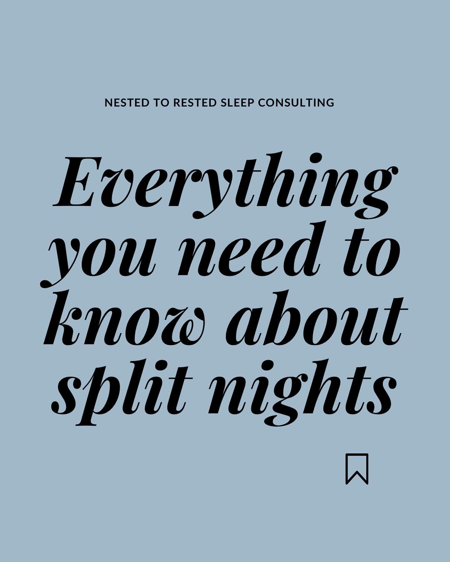 I had a split night this week&hellip;🤦🏽&zwj;♀️

❤️ SAVE this post for future reference and share it with any parents who might find it helpful!

Follow @nestedtorestedsleep for baby sleep tips that will help you have a well-rested family! 💤

I wis