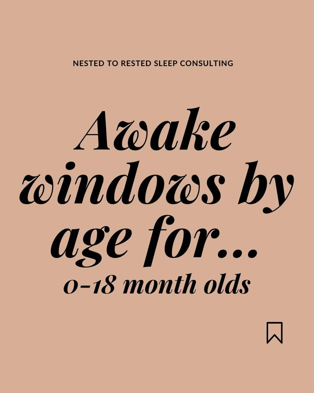 🚨 SAVE THIS NOW! 🚨

&ldquo;𝘉𝘶𝘵 𝘸𝘩𝘢𝘵 𝘪𝘴 𝘢𝘯 𝘢𝘸𝘢𝘬𝘦 𝘸𝘪𝘯𝘥𝘰𝘸?&rdquo;

An awake window is the amount of time your baby or toddler is awake before naps and bedtime. Simple, right? 

But here&rsquo;s the thing&hellip;

knowing this can