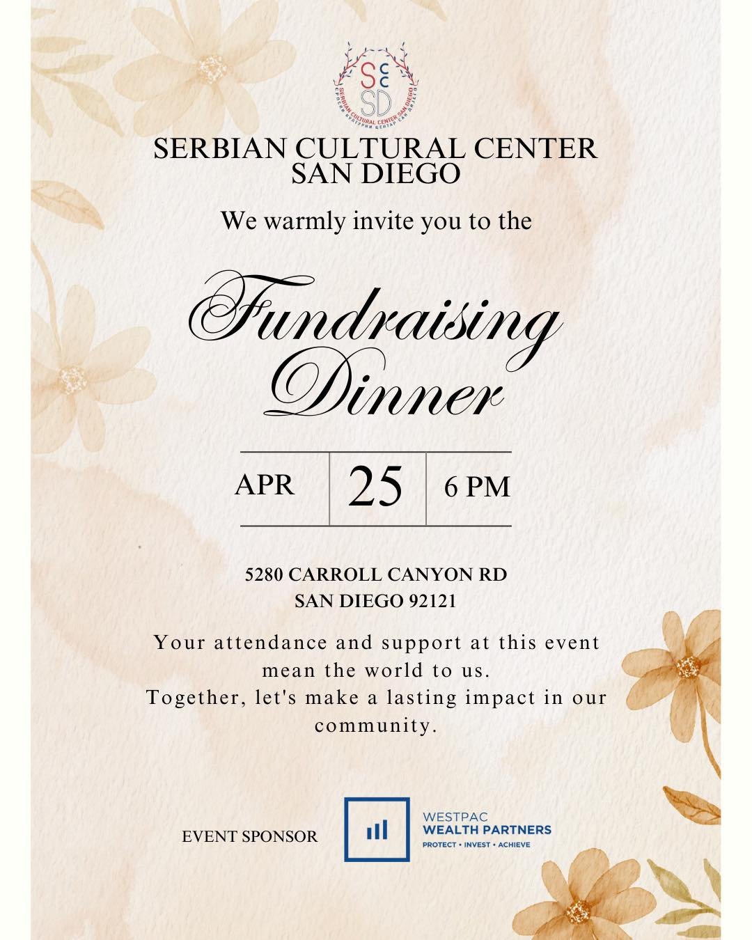 2026 Fundraising Dinner