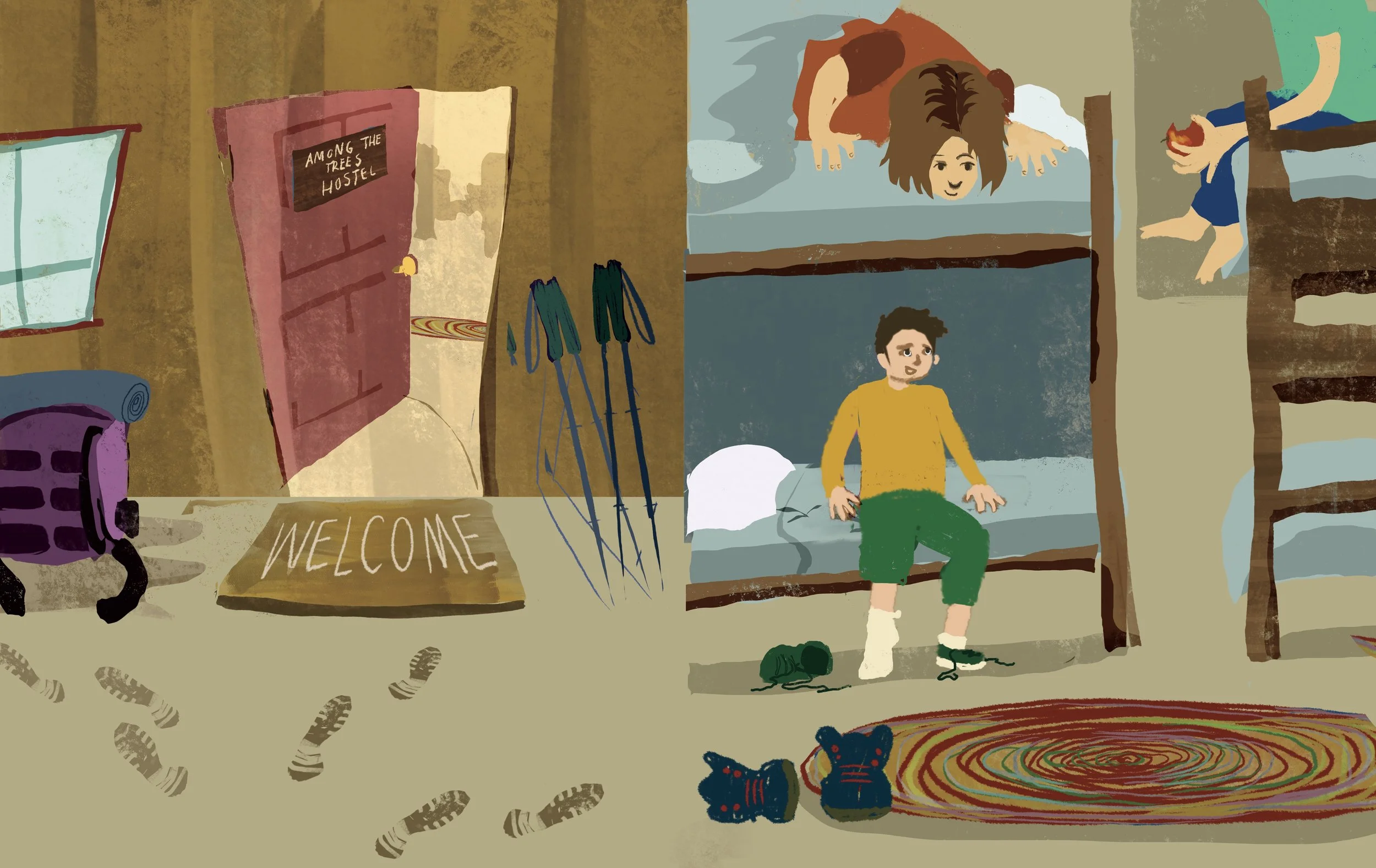 Can You Read Nature Spread - Hostel