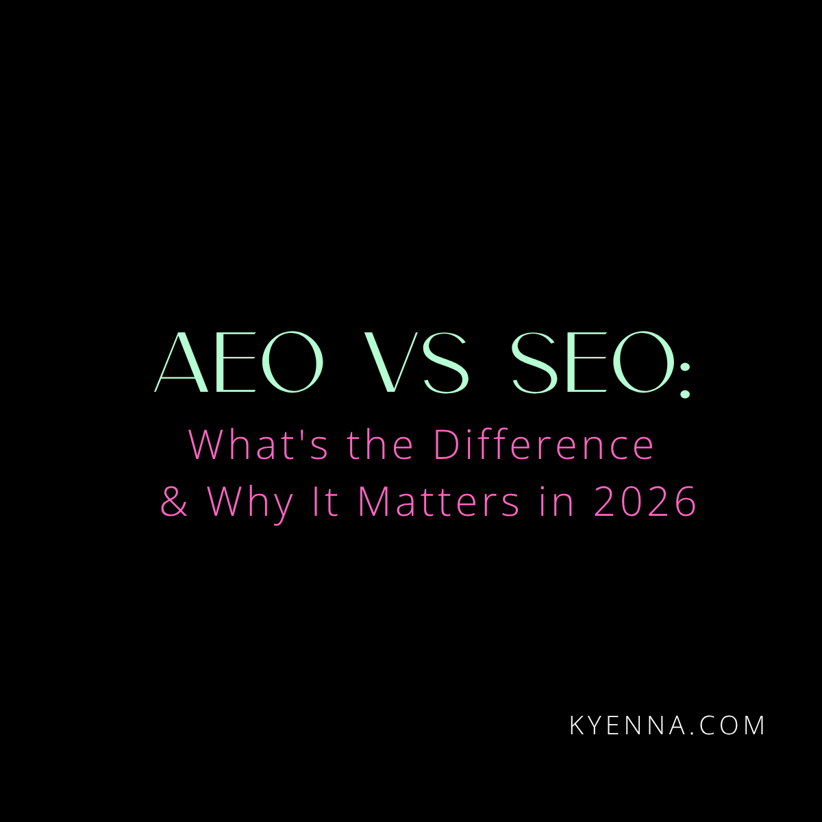 AEO vs SEO: What's the Difference and Why It Matters in 2026