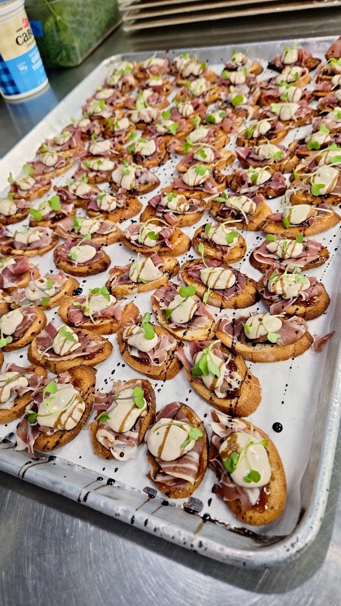 #bruschetta #privatechef #cheflife #appetizers #chefbowzer 

📷: Fig Jam
  Prosciutto 
  Balsamic Whipped Goat Cheese 
  Crostini