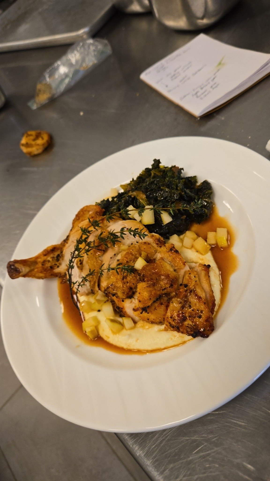 Chef Test went very well, great feedback! Didn't get to snap many pics today, but should hear back next week. I appreciate all of yalls support always! 

#chefbowzer