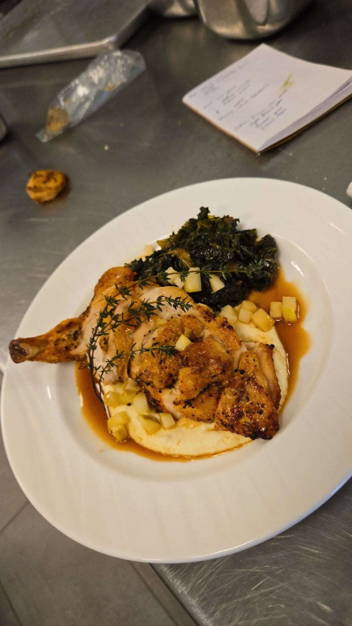 Chef Test went very well, great feedback! Didn't get to snap many pics today, but should hear back next week. I appreciate all of yalls support always! 

#chefbowzer