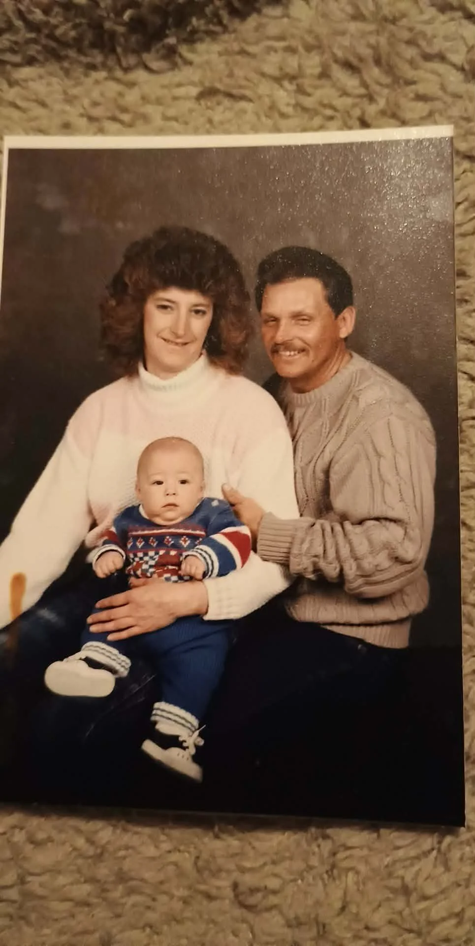 Corrinna Travis , J.R. Trivette,  and yours truly. My Cousin just sent this to me. Ive never seen this picture before. Makes me miss my mom something fierce