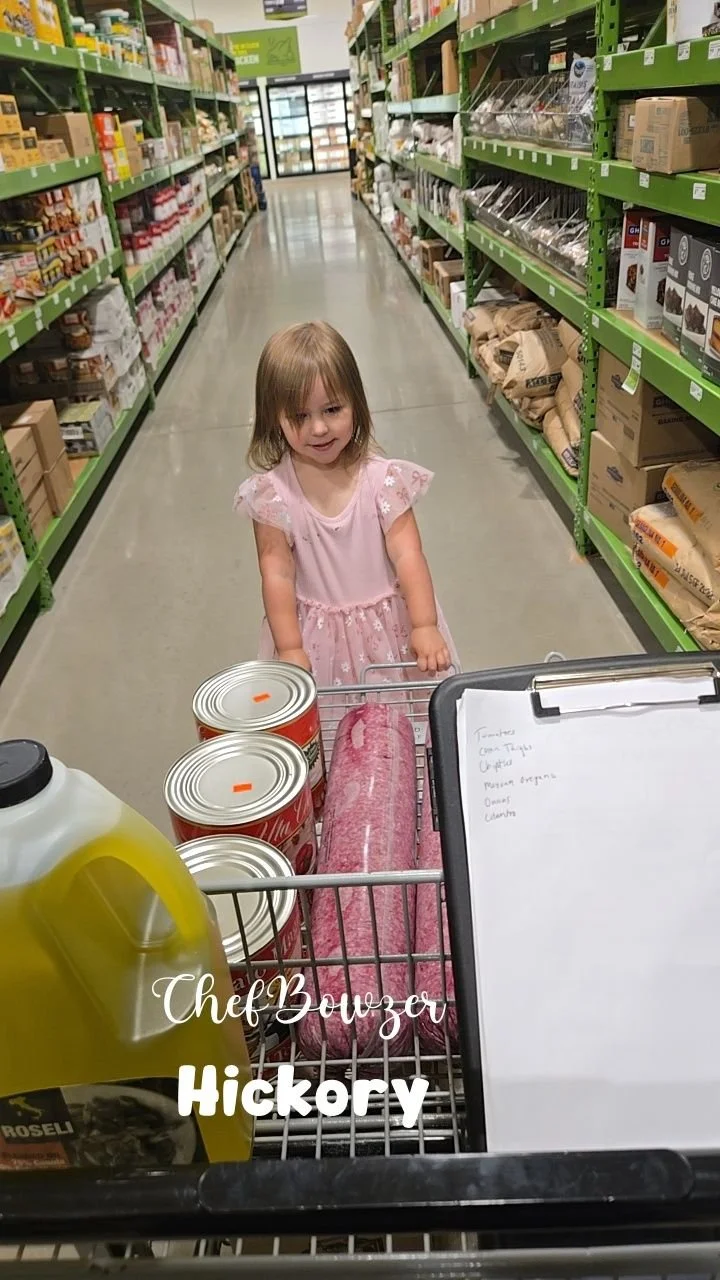 Shopping with the boss today for a wedding catering