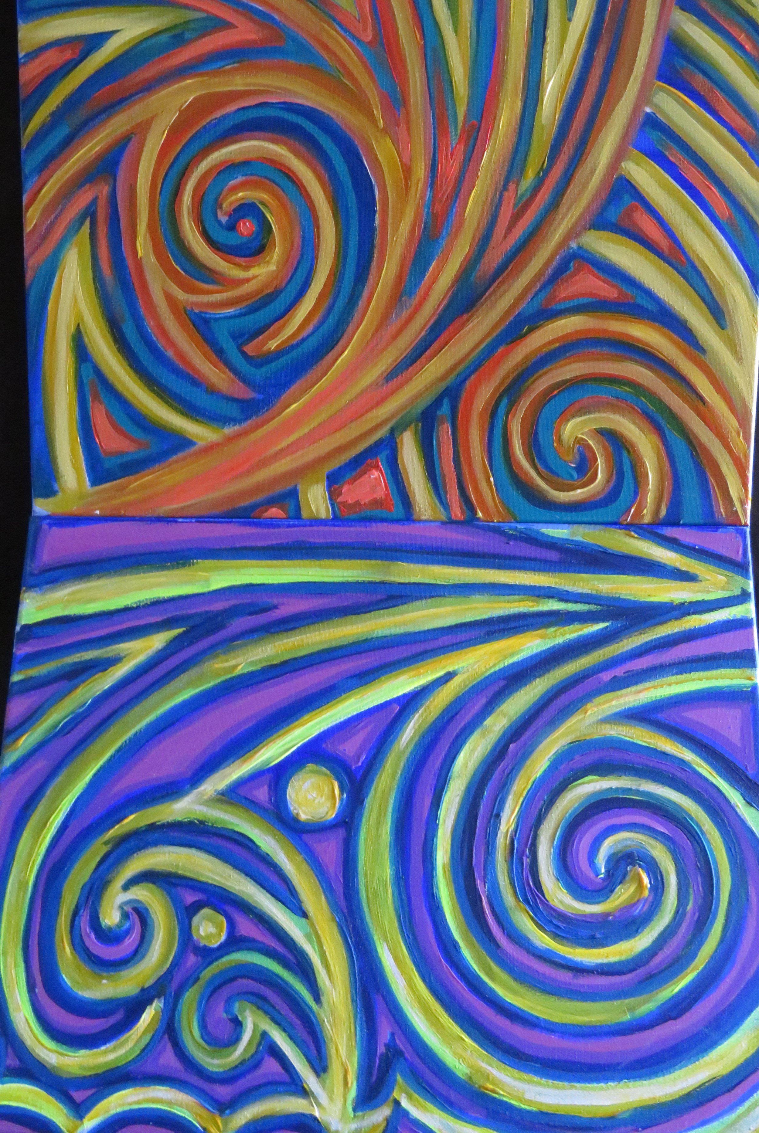 Complimentary Cascade (Paint)