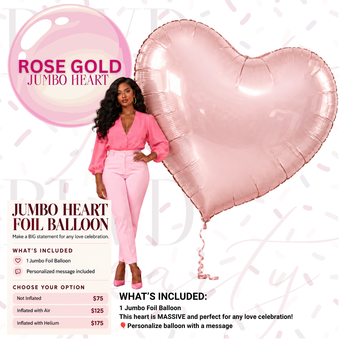 JUMBO HEART: ROSE GOLD