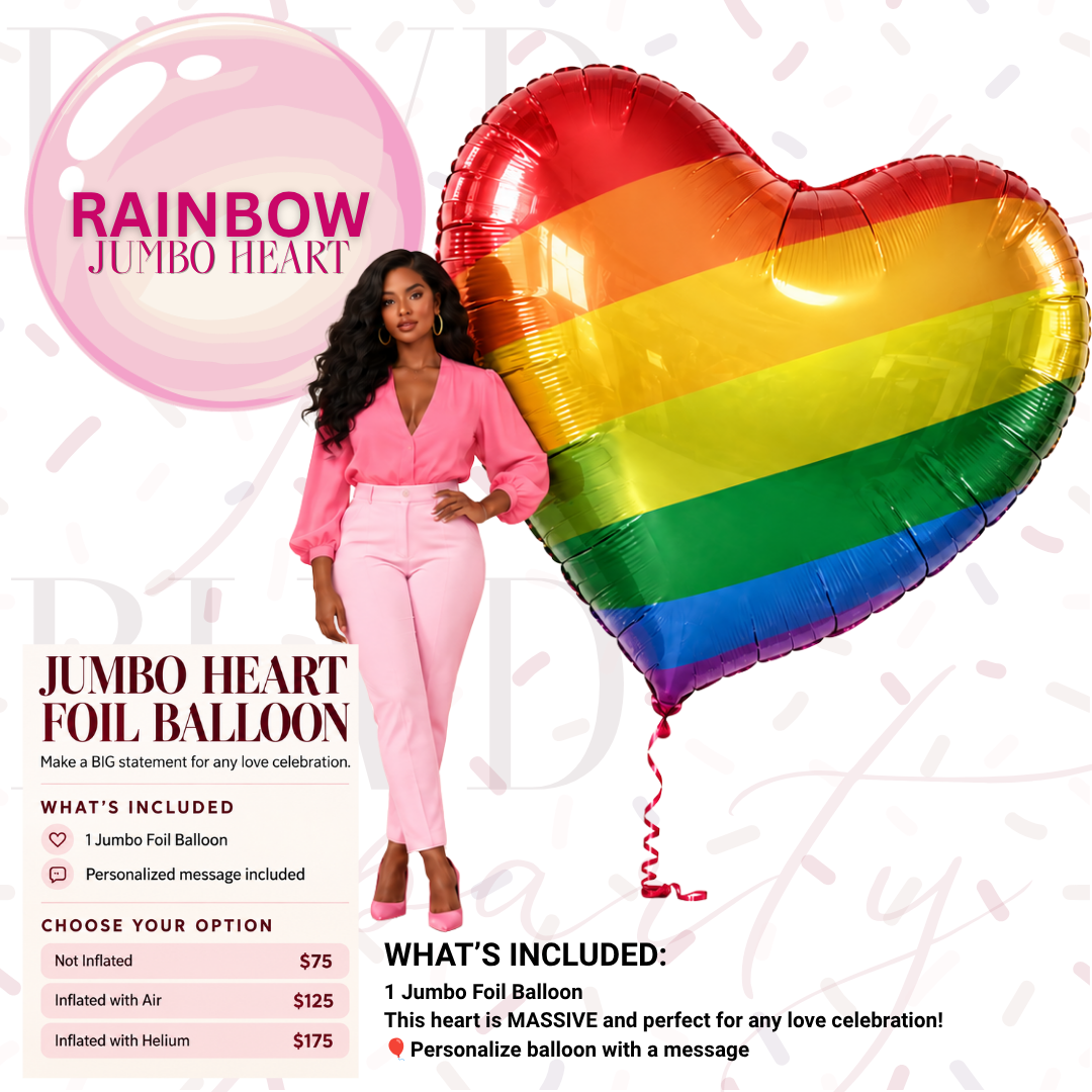 JUMBO HEART: RAINBOW