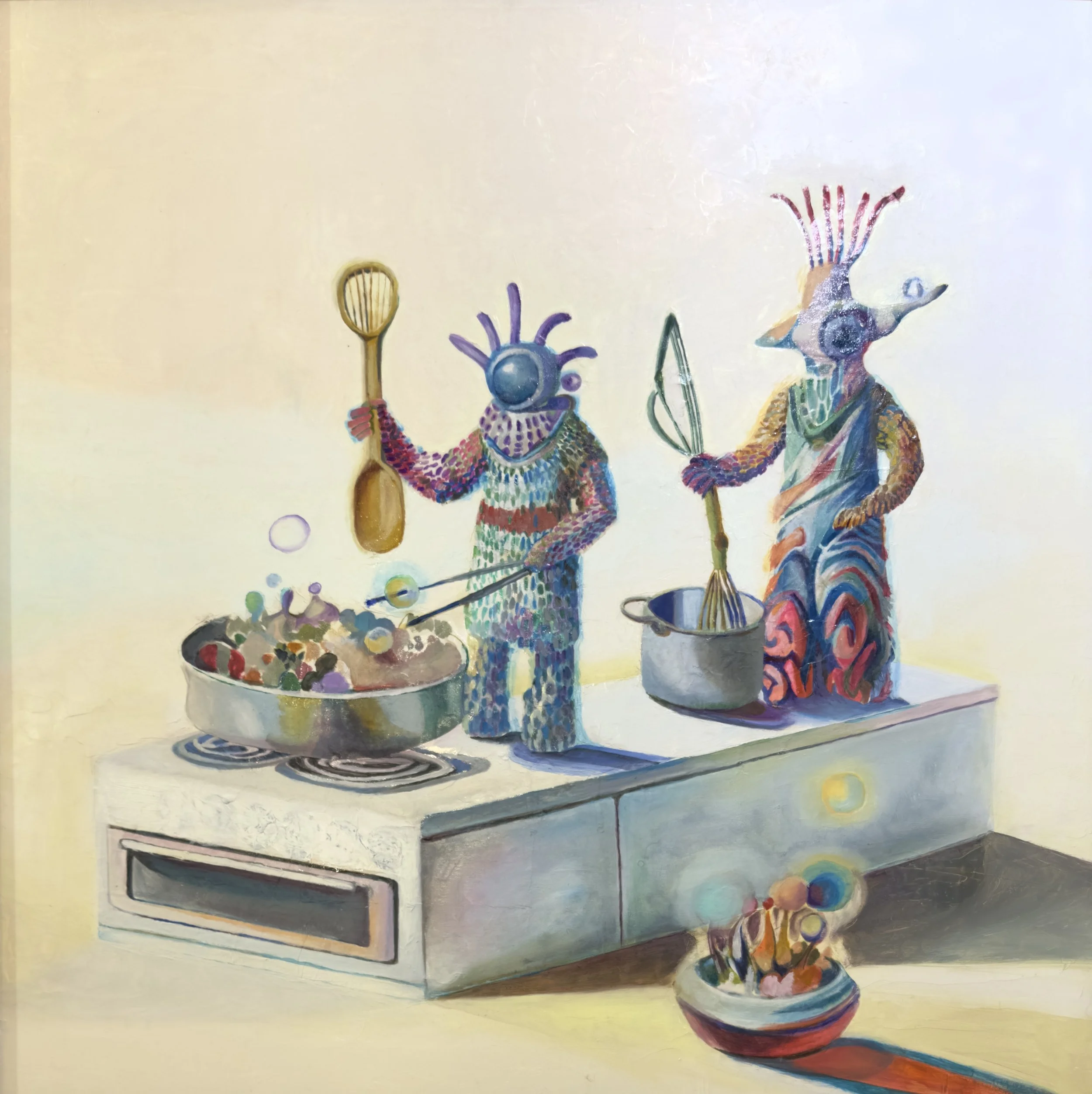 Seongmin Yoo’s paints portals to future worlds