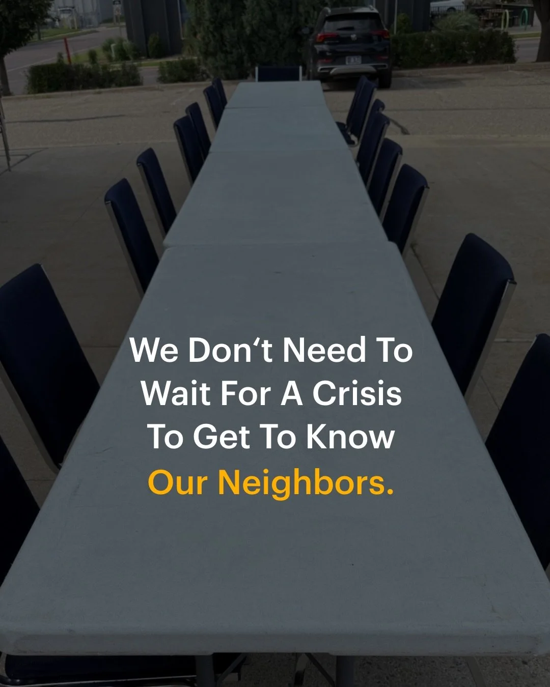 What if the most radical thing we can do right now is sit down together for a meal at a long table?

We started The Longest Table with no agenda beyond connection. We just believed it mattered to know your neighbors.

4 years.
50 communities.
20,000 